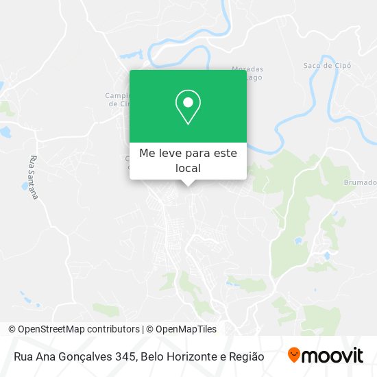 Rua Ana Gonçalves 345 mapa