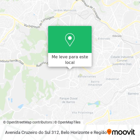 Avenida Cruzeiro do Sul 312 mapa