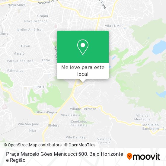 Praça Marcelo Góes Menicucci 500 mapa