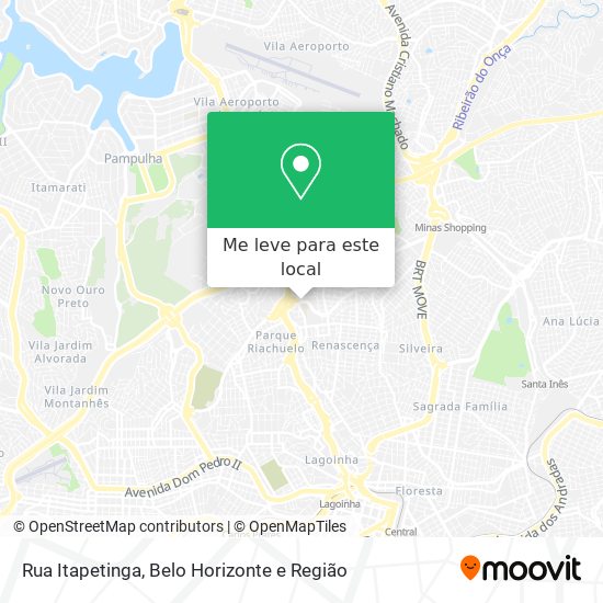Rua Itapetinga mapa