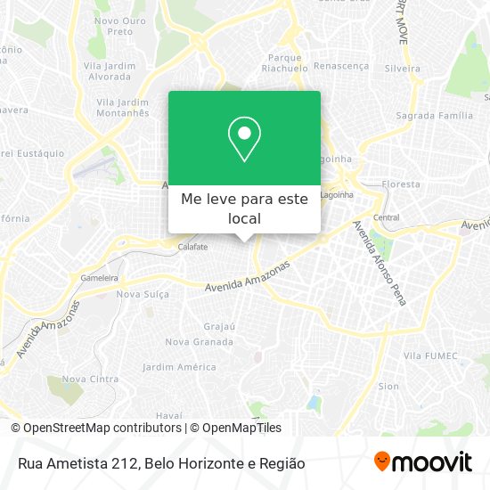 Rua Ametista 212 mapa