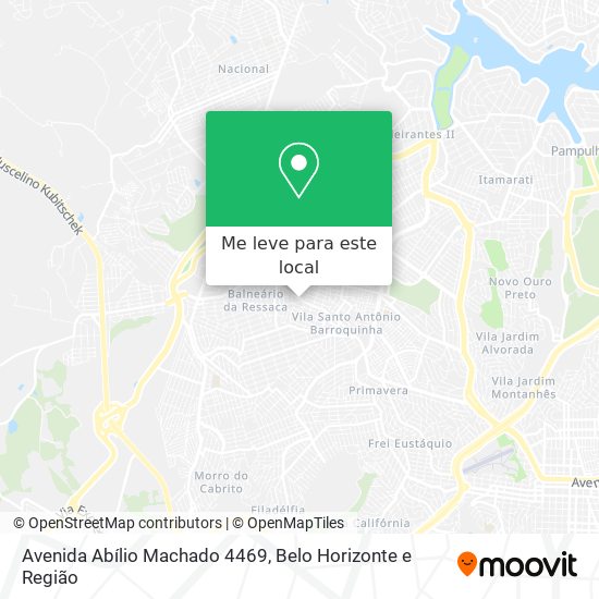 Avenida Abílio Machado 4469 mapa