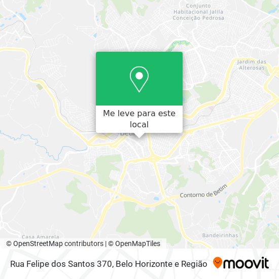 Rua Felipe dos Santos 370 mapa
