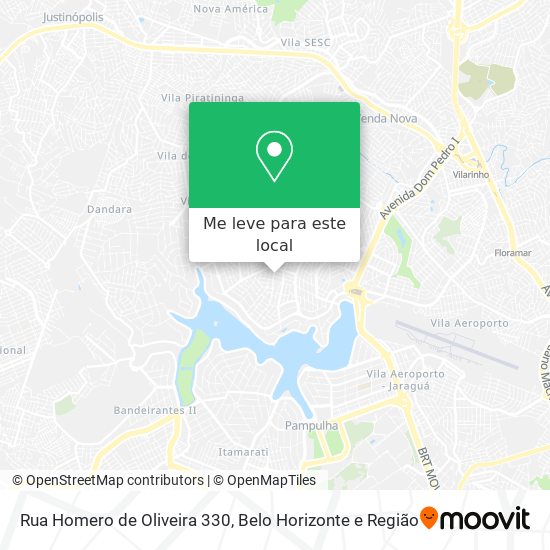 Rua Homero de Oliveira 330 mapa