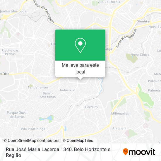 Rua José Maria Lacerda 1340 mapa