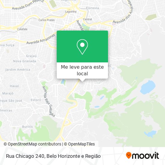 Rua Chicago 240 mapa