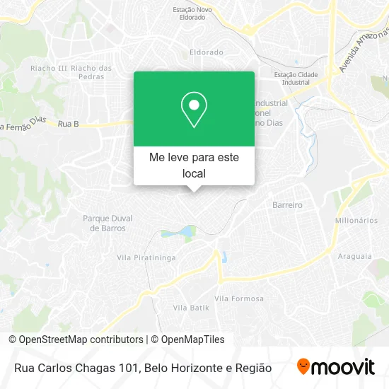 Rua Carlos Chagas 101 mapa