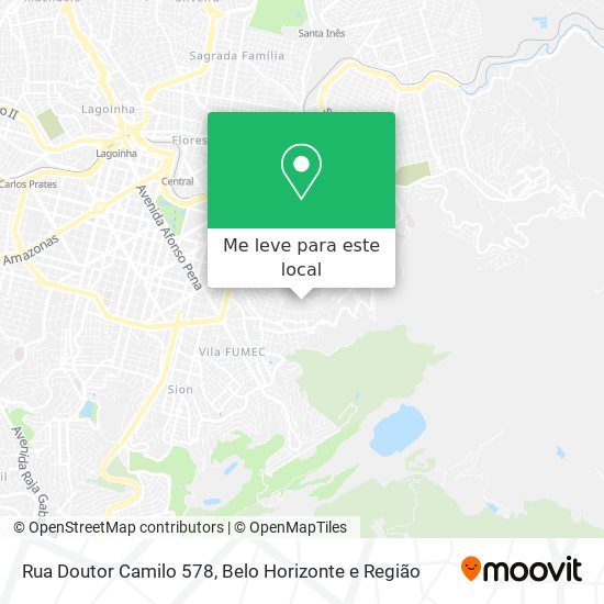 Rua Doutor Camilo 578 mapa