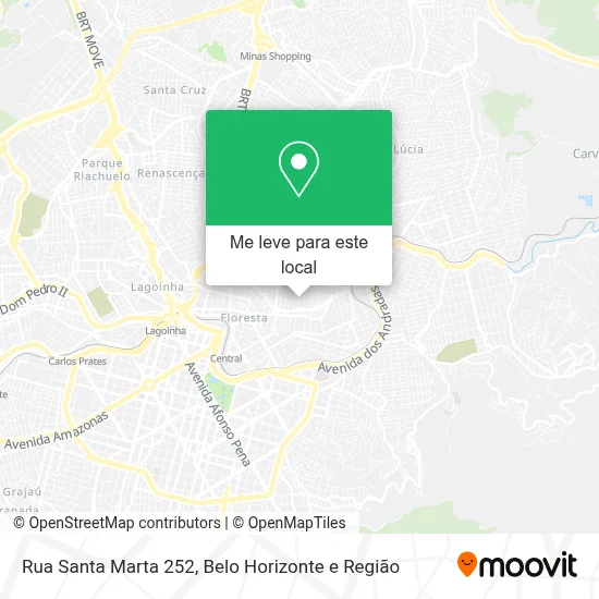Rua Santa Marta 252 mapa