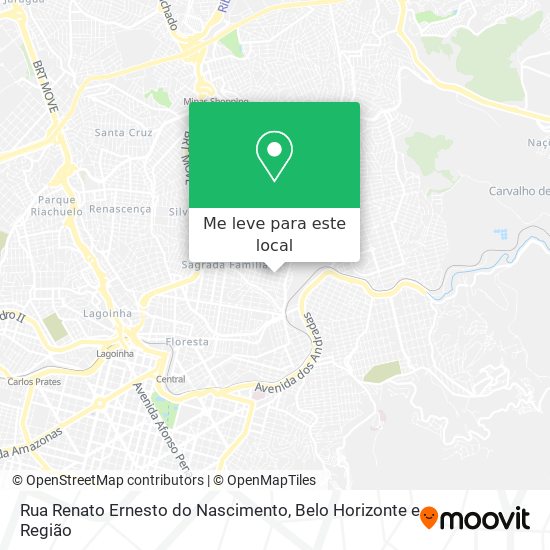 Rua Renato Ernesto do Nascimento mapa