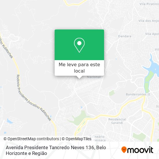 Avenida Presidente Tancredo Neves 136 mapa