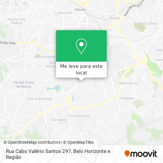 Rua Cabo Valério Santos 297 mapa