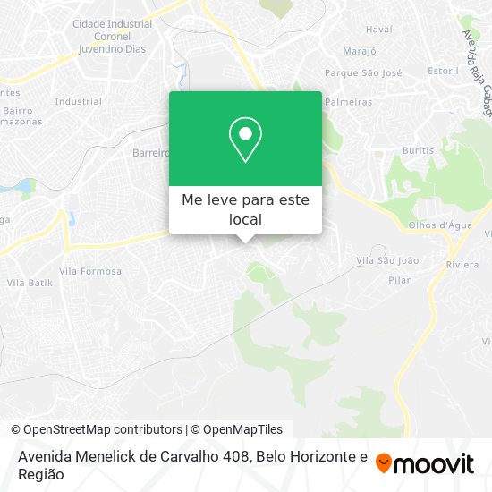 Avenida Menelick de Carvalho 408 mapa