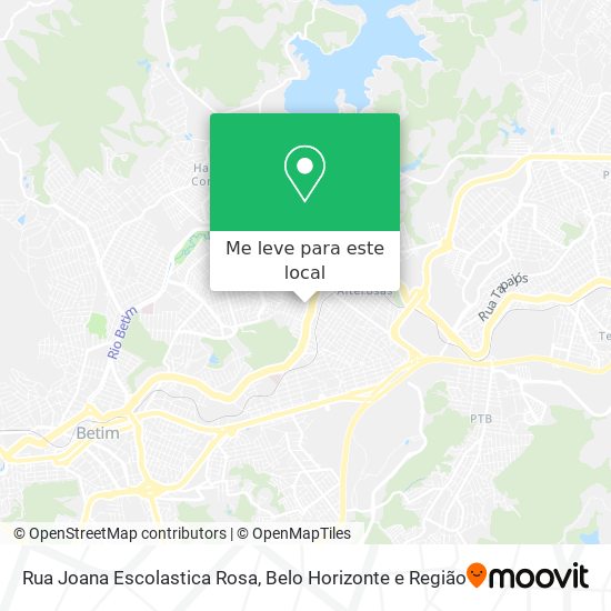 Rua Joana Escolastica Rosa mapa