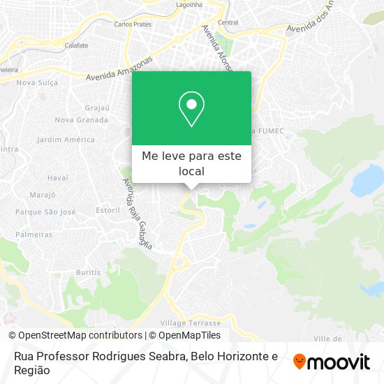 Rua Professor Rodrigues Seabra mapa