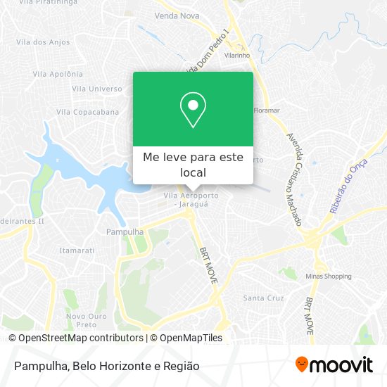 Pampulha mapa