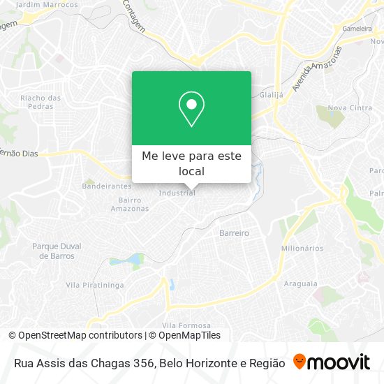 Rua Assis das Chagas 356 mapa