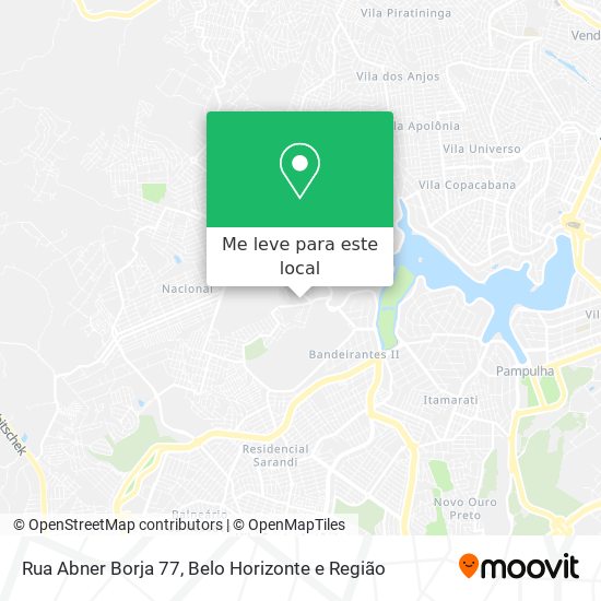 Rua Abner Borja 77 mapa