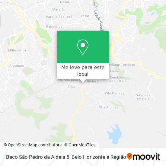 Beco São Pedro da Aldeia 5 mapa
