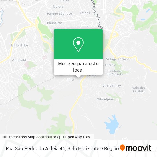 Rua São Pedro da Aldeia 45 mapa