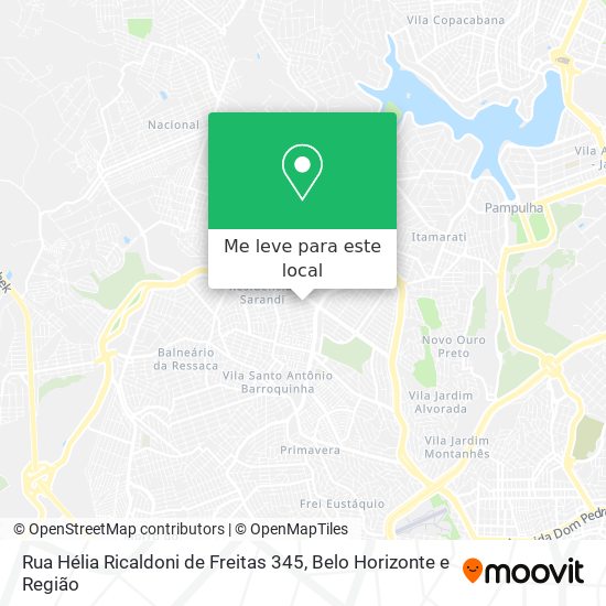 Rua Hélia Ricaldoni de Freitas 345 mapa