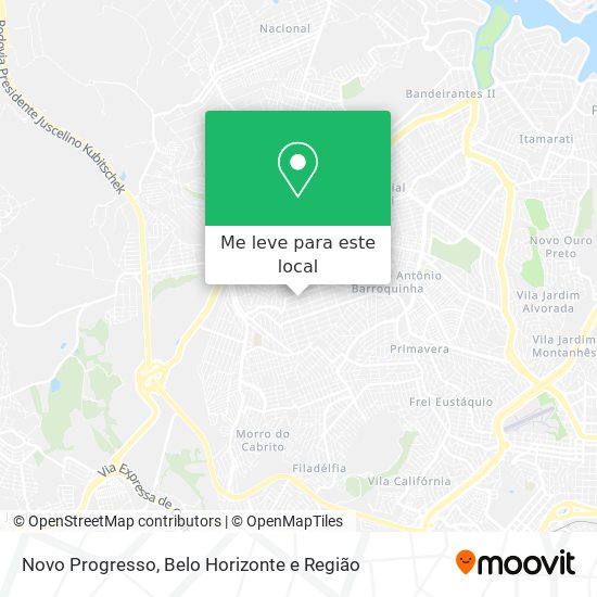 Novo Progresso mapa
