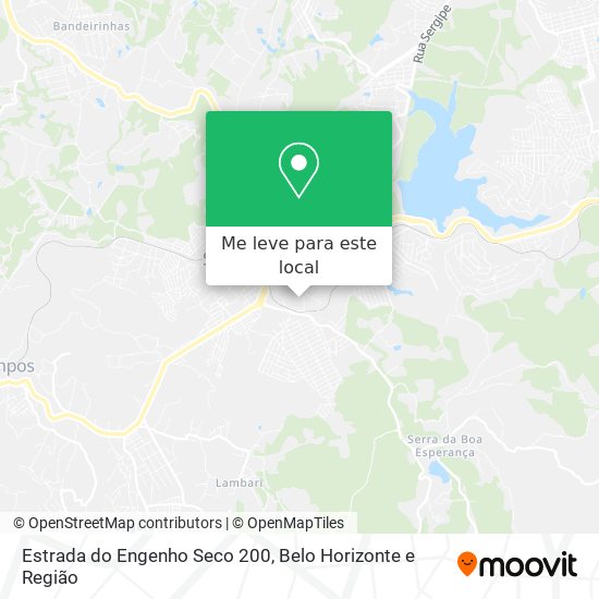 Estrada do Engenho Seco 200 mapa