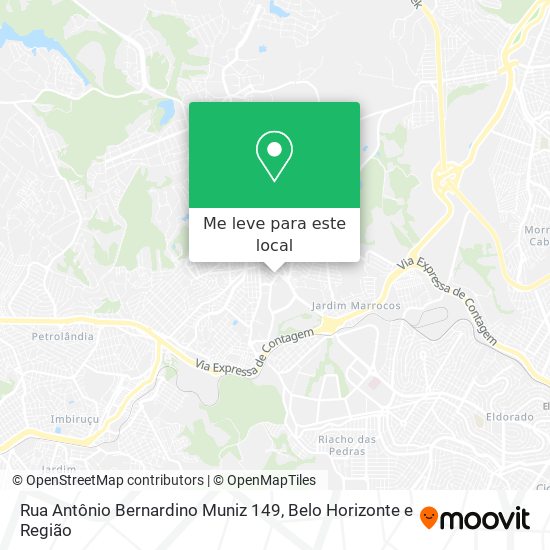 Rua Antônio Bernardino Muniz 149 mapa