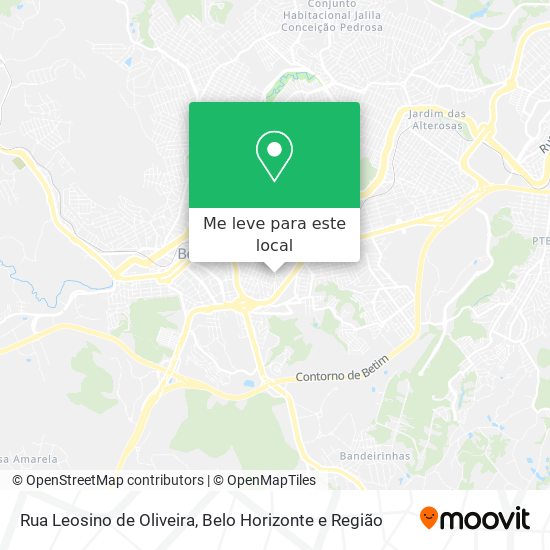 Rua Leosino de Oliveira mapa