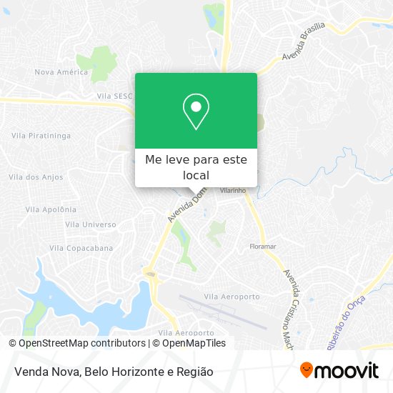 Venda Nova mapa