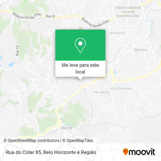 Rua do Colar 85 mapa
