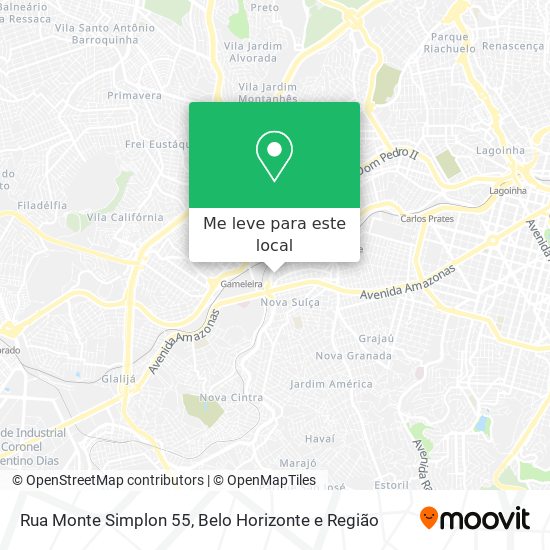 Rua Monte Simplon 55 mapa