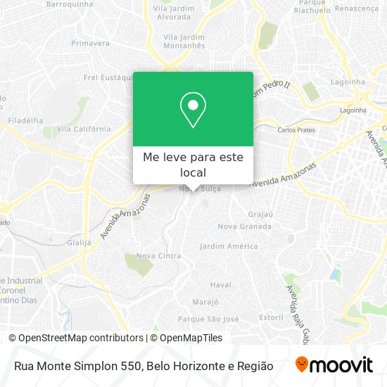 Rua Monte Simplon 550 mapa