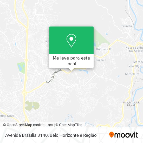 Avenida Brasília 3140 mapa