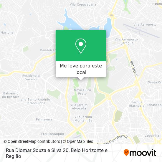 Rua Diomar Souza e Silva 20 mapa