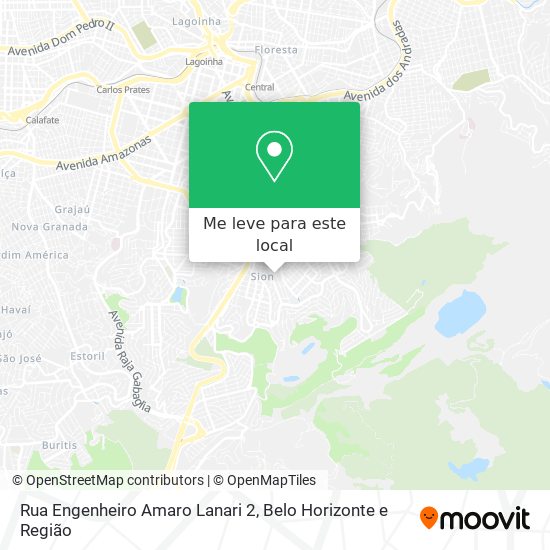 Rua Engenheiro Amaro Lanari 2 mapa