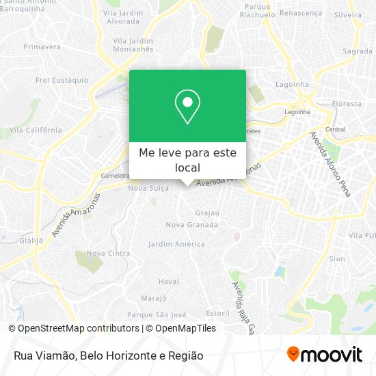 Rua Viamão mapa
