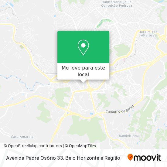 Avenida Padre Osório 33 mapa