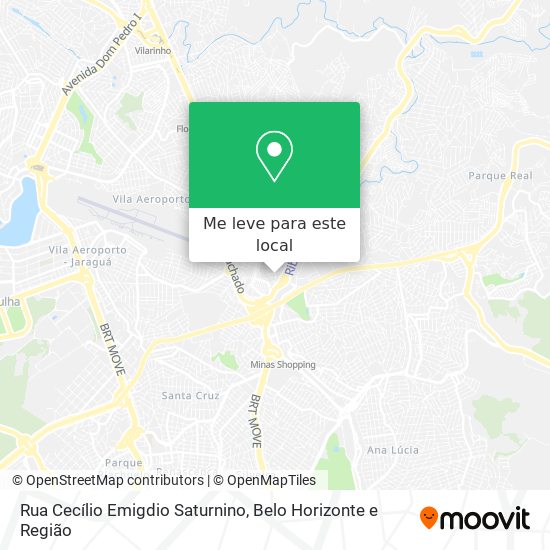 Rua Cecílio Emigdio Saturnino mapa