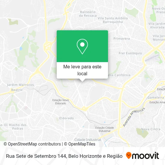 Rua Sete de Setembro 144 mapa