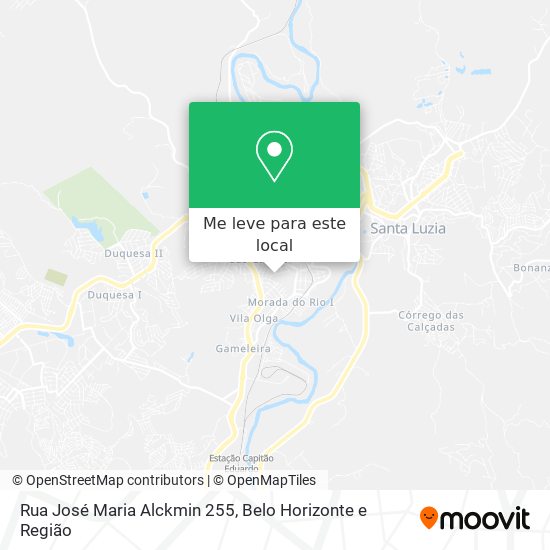 Rua José Maria Alckmin 255 mapa