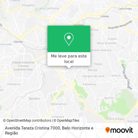 Avenida Tereza Cristina 7000 mapa
