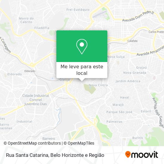 Rua Santa Catarina mapa