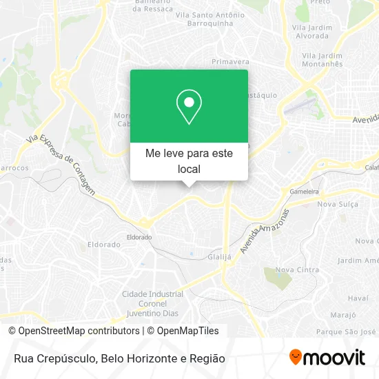 Rua Crepúsculo mapa