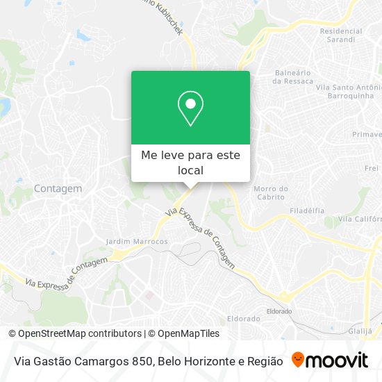 Via Gastão Camargos 850 mapa