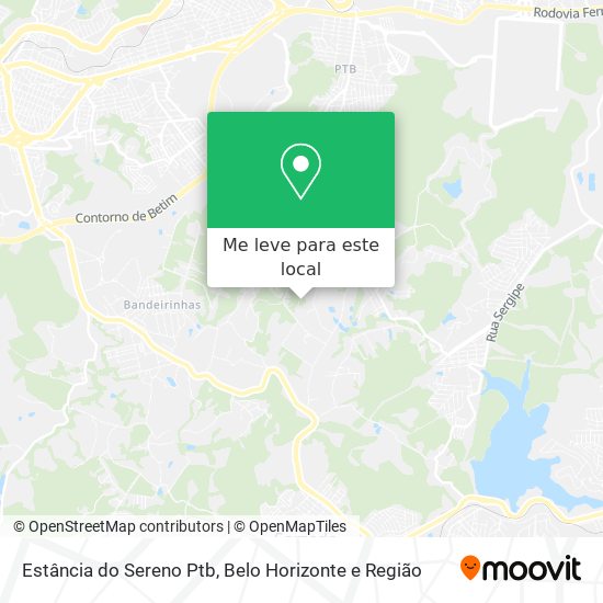 Estância do Sereno Ptb mapa