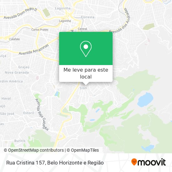 Rua Cristina 157 mapa