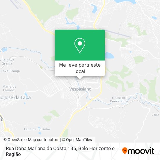 Rua Dona Mariana da Costa 135 mapa
