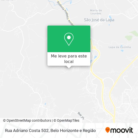 Rua Adriano Costa 502 mapa