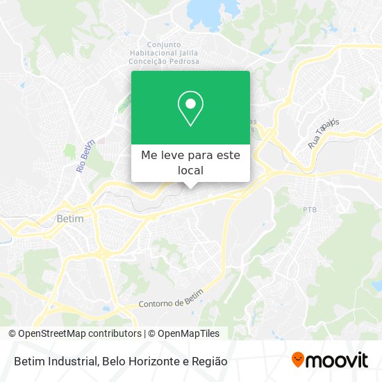 Betim Industrial mapa